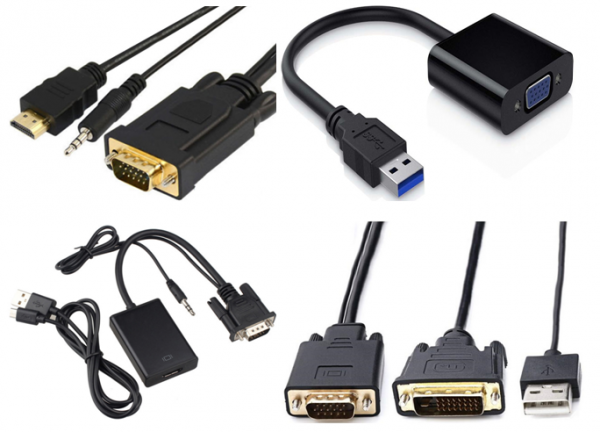 Vga,Usb,Hdmi ve Cat Kablolar